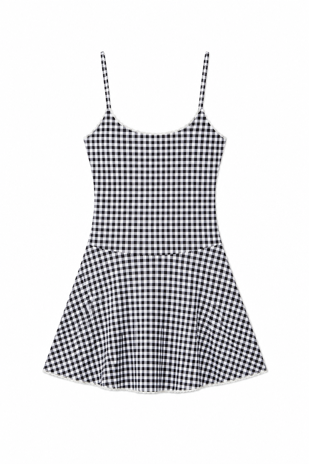 Rally Dress - Black & White Gingham
