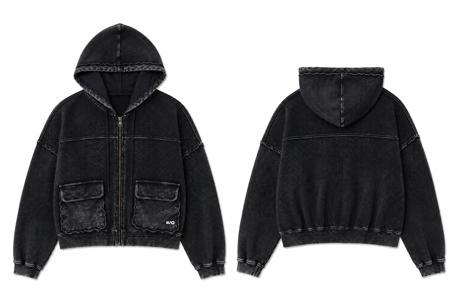 Off Court Hoodie - Vintage Black